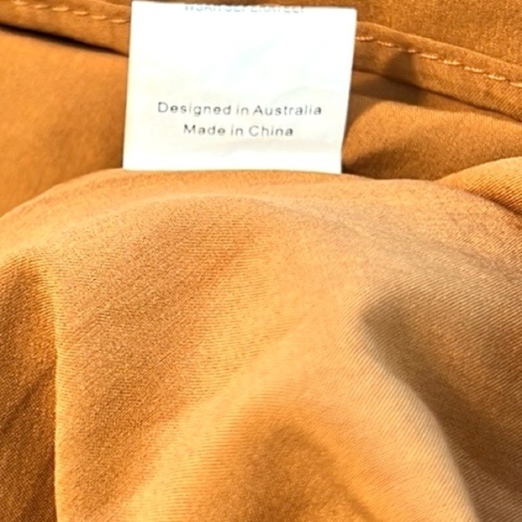 NWT,SHOWPO.,DANGEROUS WOMAN MAXI DRESS - PLUNGE THIGH SPLIT DRESS IN RUST,SIZE 6 - Picture 12 of 16